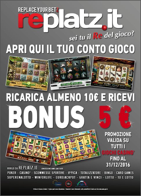 Replatz Bonus — apri il conto e ricevi bonus sul primo deposito