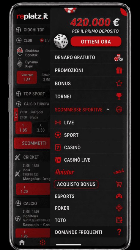 Replatz — Home con bonus di benvenuto