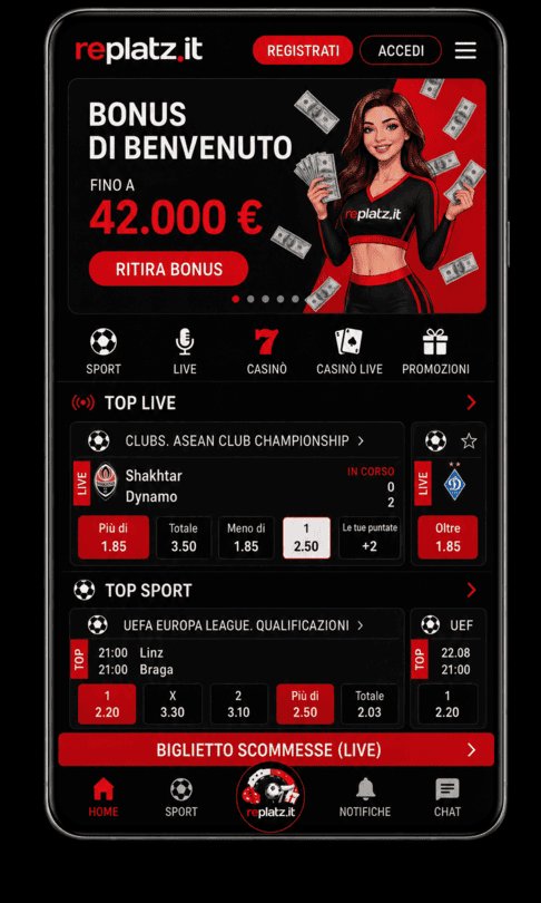 Replatz — Catalogo giochi e slot